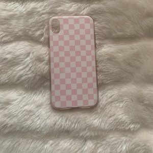 iPhone XR SHEIN checkered phone case
